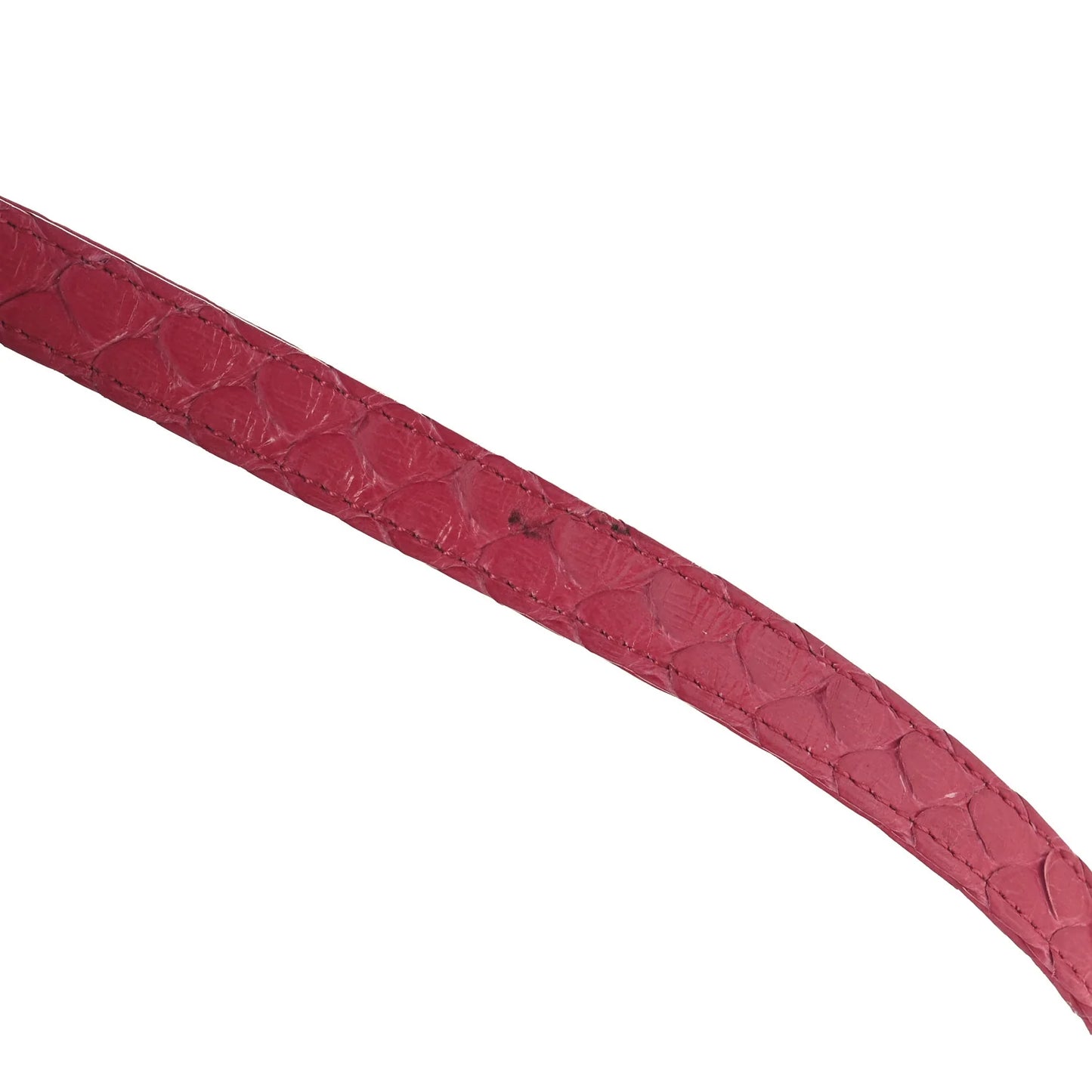 Snakeskin Large Lady Dior Pink