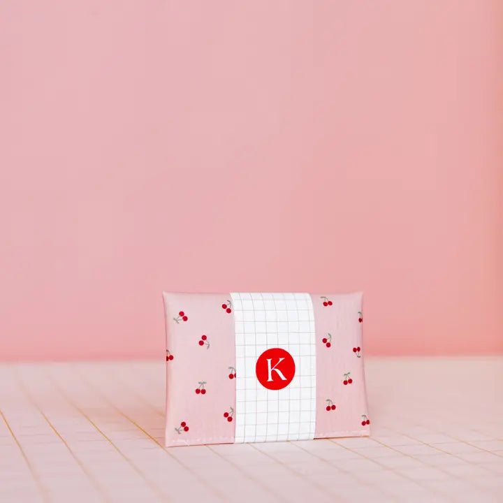 ECKE card case with cherry motif