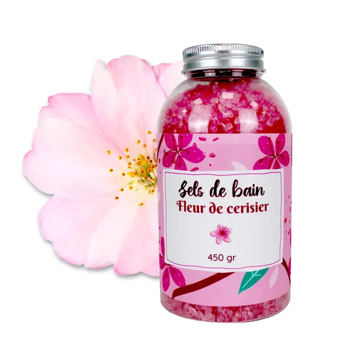 Bath salts 450 g with cherry blossom scent