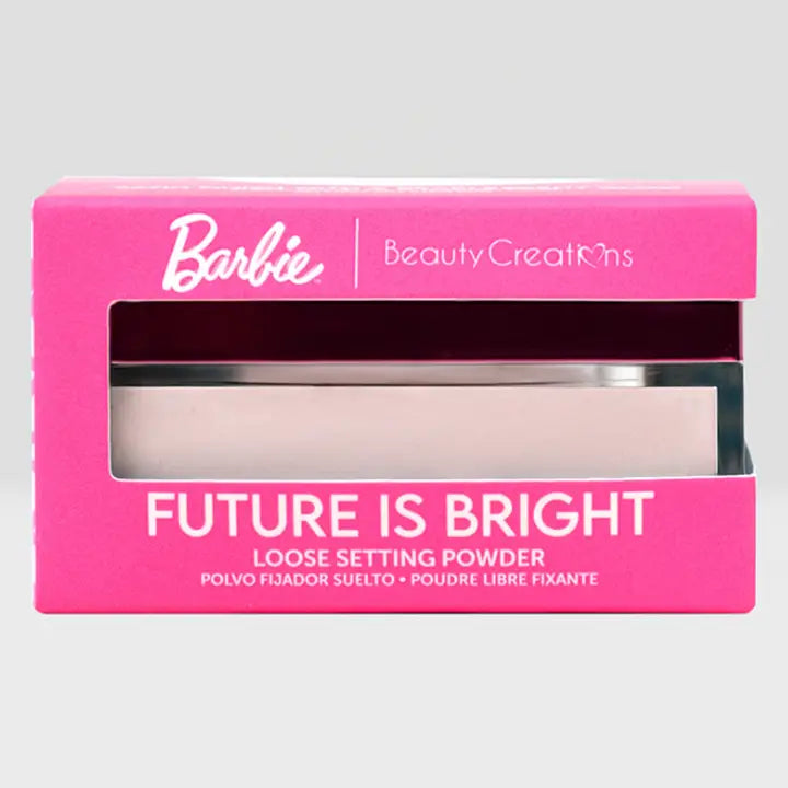 BEAUTY CREATIONS Barbie Future Is Bright pink loose setting powder