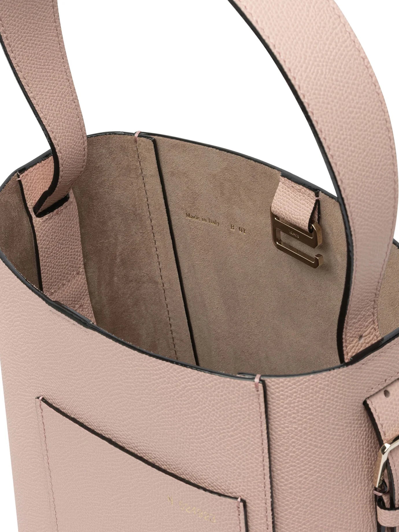 PINK CALF LEATHER HANDBAG