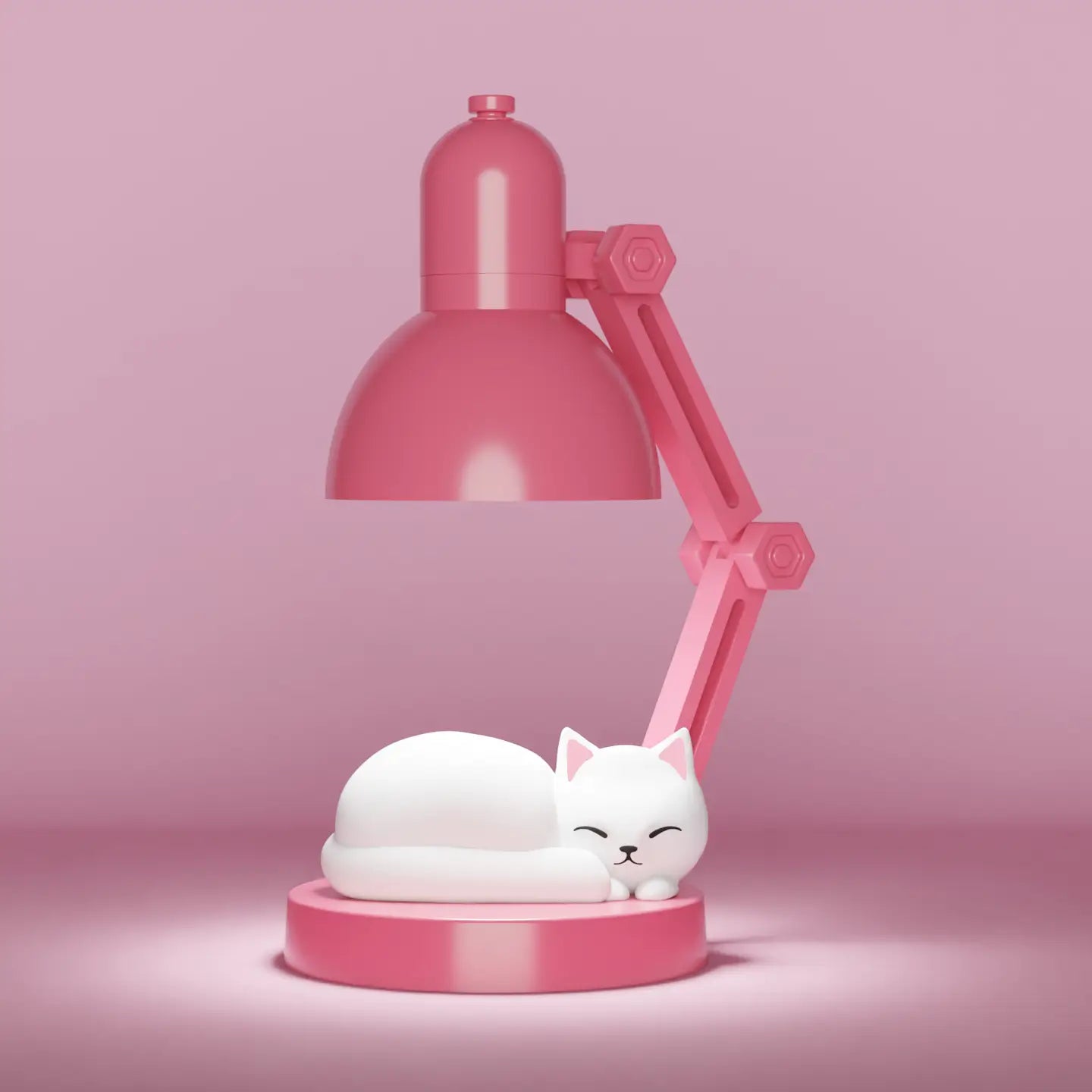 Mini Cat Lamp | Pink Night Light