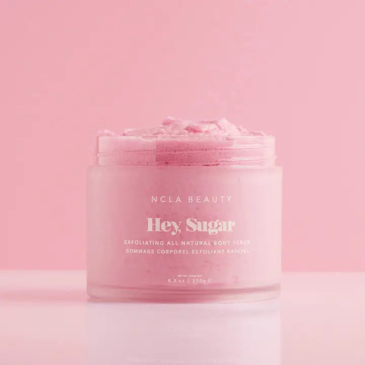 Hey, Sugar Natural Body Scrub – Pink Champagne Fragrance