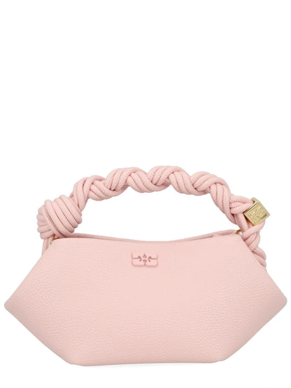 PINK RECYCLED POLYESTER HANDBAG