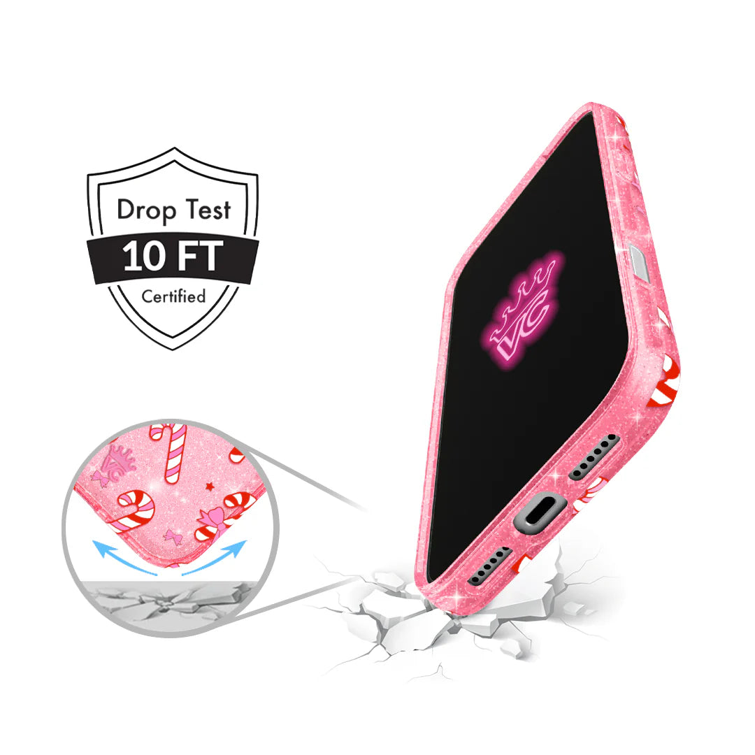 Pink Peppermint Princess Iphone Case