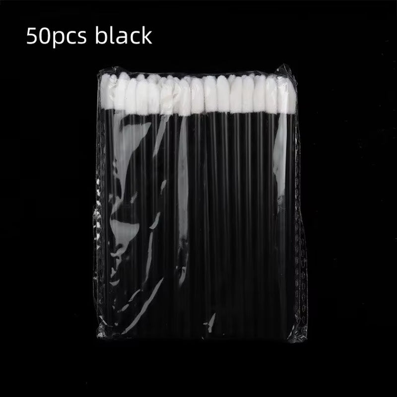 50/150 Pcs Disposable Lip Brush Makeup Brushes Pen Lipstick Mascara Wands Brush Cleaning Eyelash Cosmetic Brush Applicators