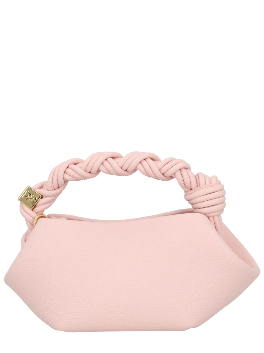 PINK RECYCLED POLYESTER HANDBAG