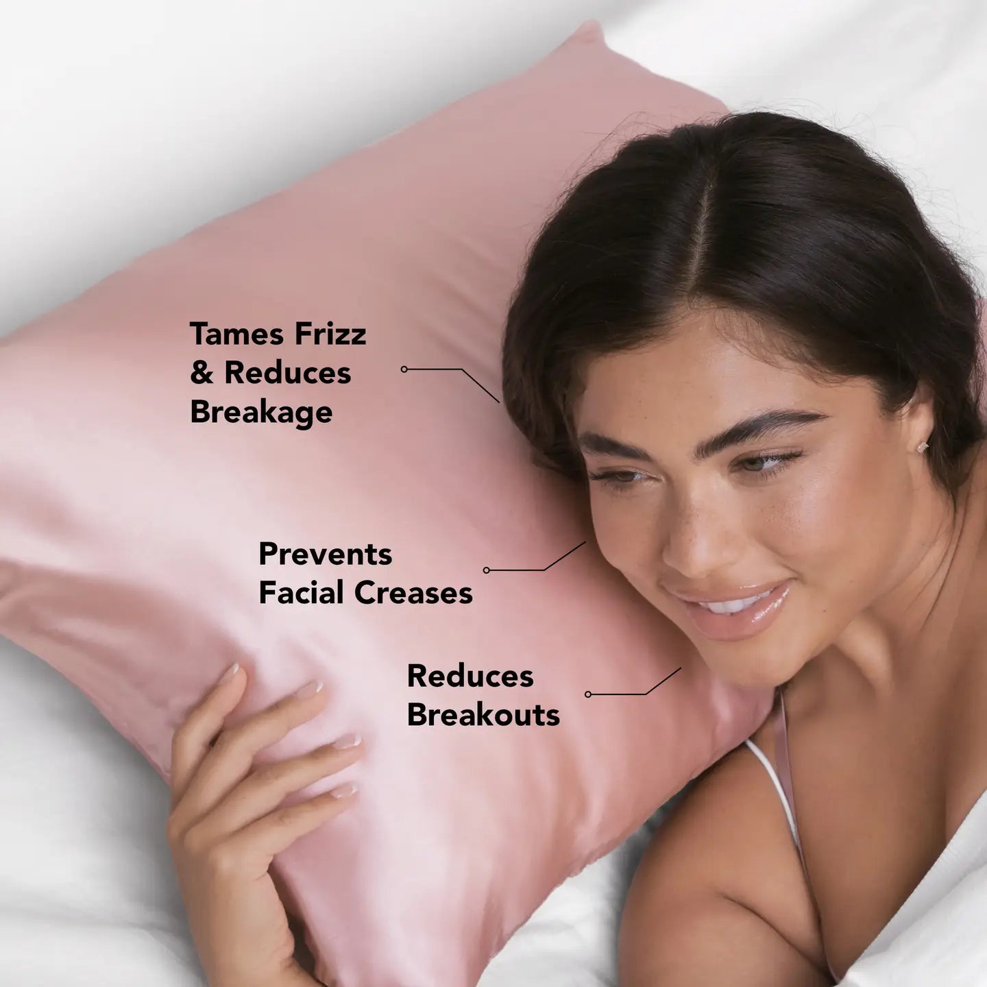 Satin Pillowcase Standard - Pink