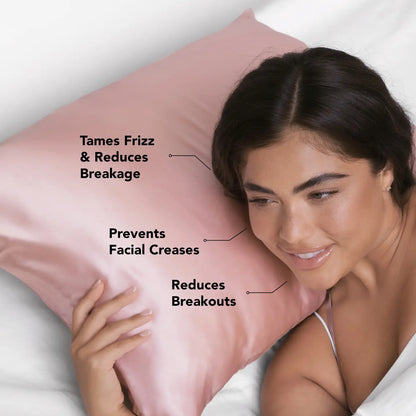 Satin Pillowcase Standard - Pink