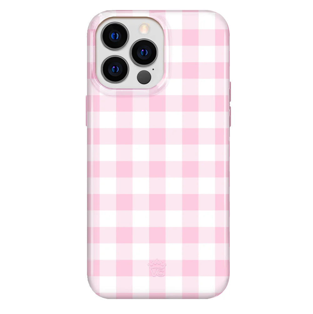 Baby Pink Gingham Iphone Case