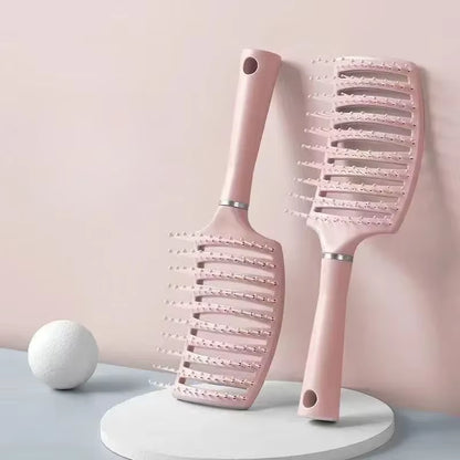Anti-Hair Loss Air Cushion Massage Hair Brush - Fluffy Hair Styling Tool for All Hair Types Long Thick Thin Curly Natural