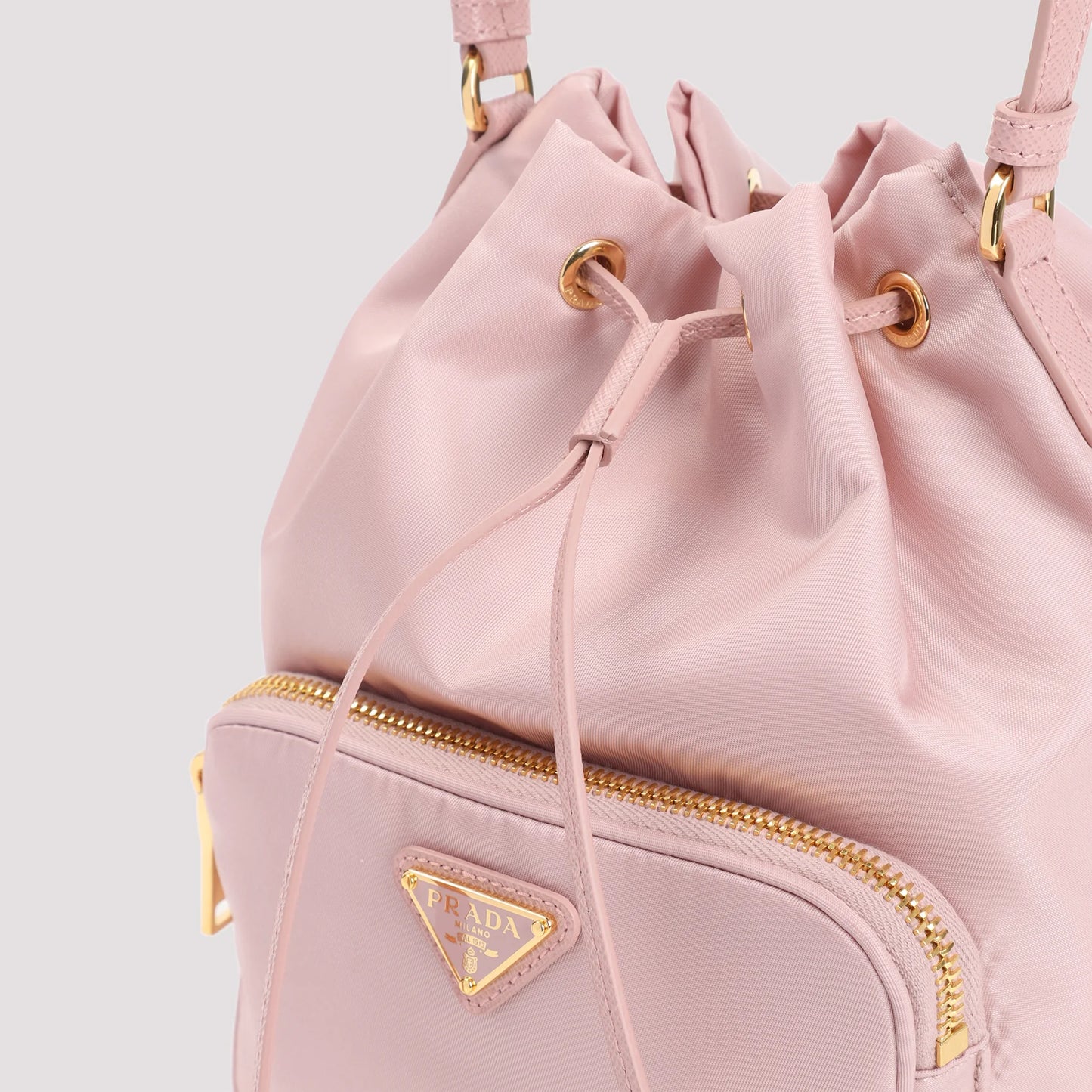 PINK RE-NYLON BUCKET BAG