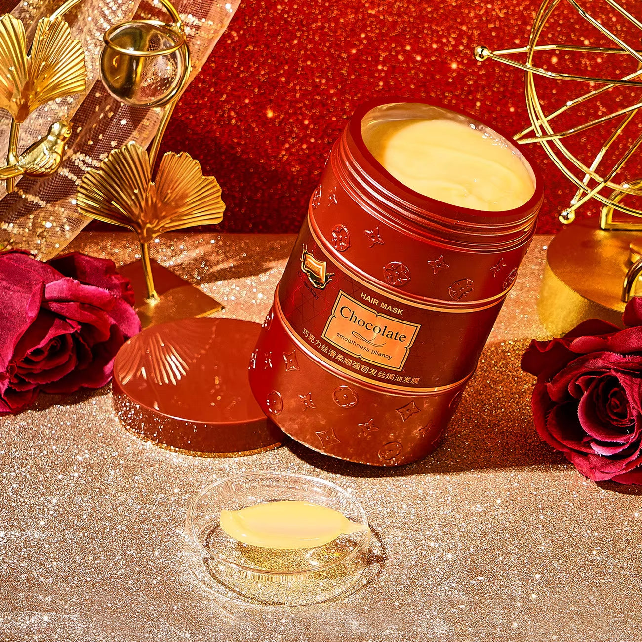 Amino Acid Dandruff Removal Fluffy Smooth Shampoo Hair Conditioner Moisturizing Smooth Baked Oil Hair Mask Hair Care Set