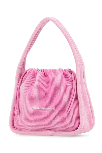 PINK CORDUROY SMALL RYAN HANDBAG