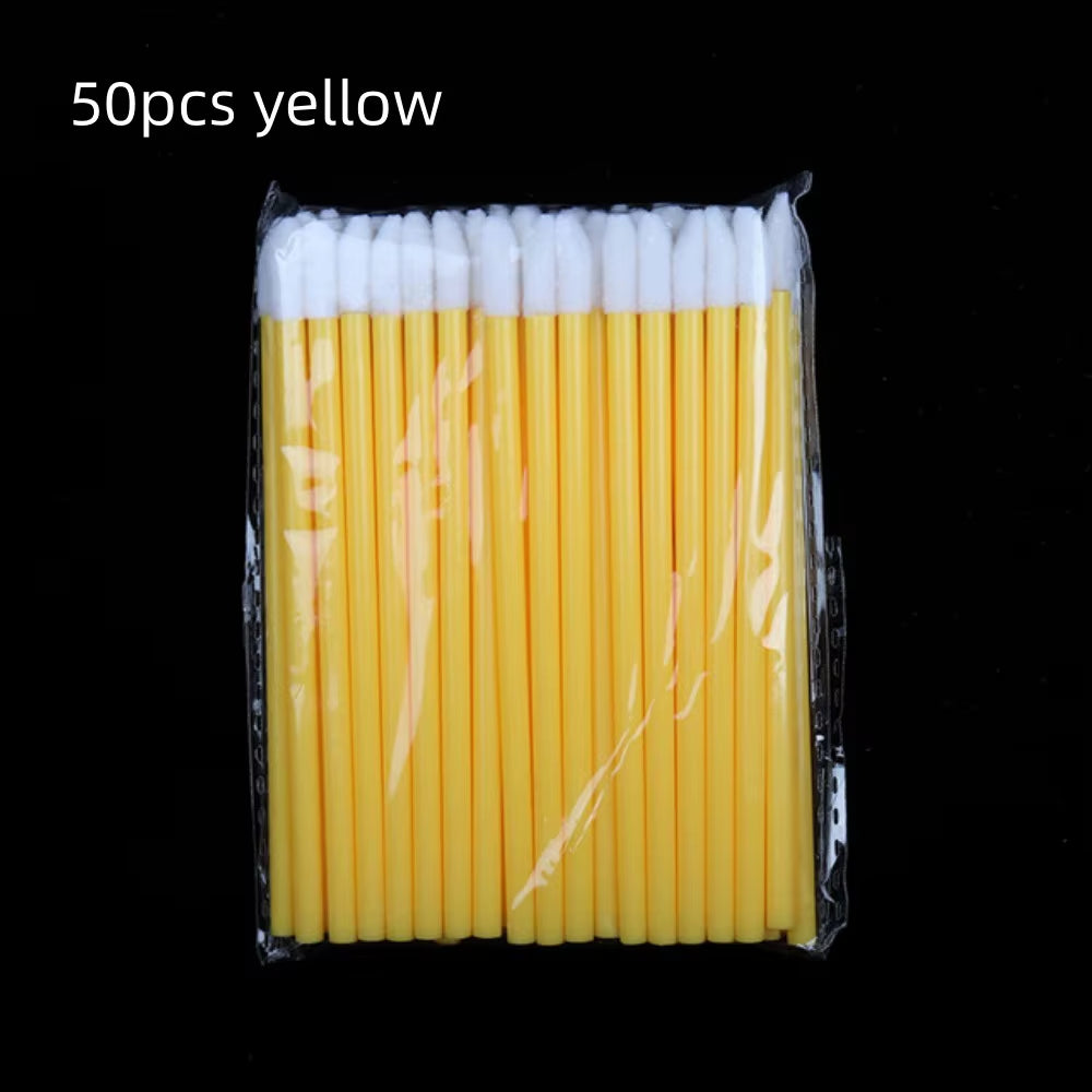 50/150 Pcs Disposable Lip Brush Makeup Brushes Pen Lipstick Mascara Wands Brush Cleaning Eyelash Cosmetic Brush Applicators