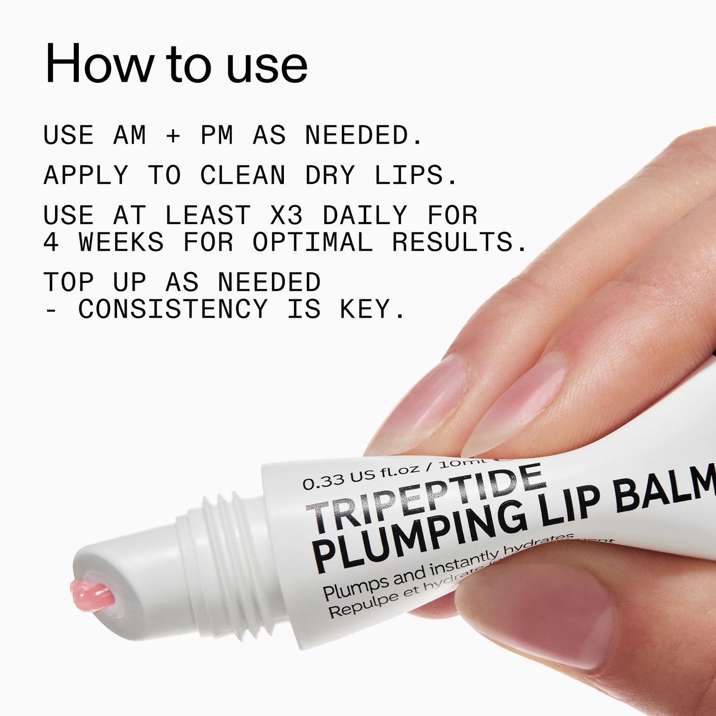 Tripeptide Plumping Pink Lip Balm