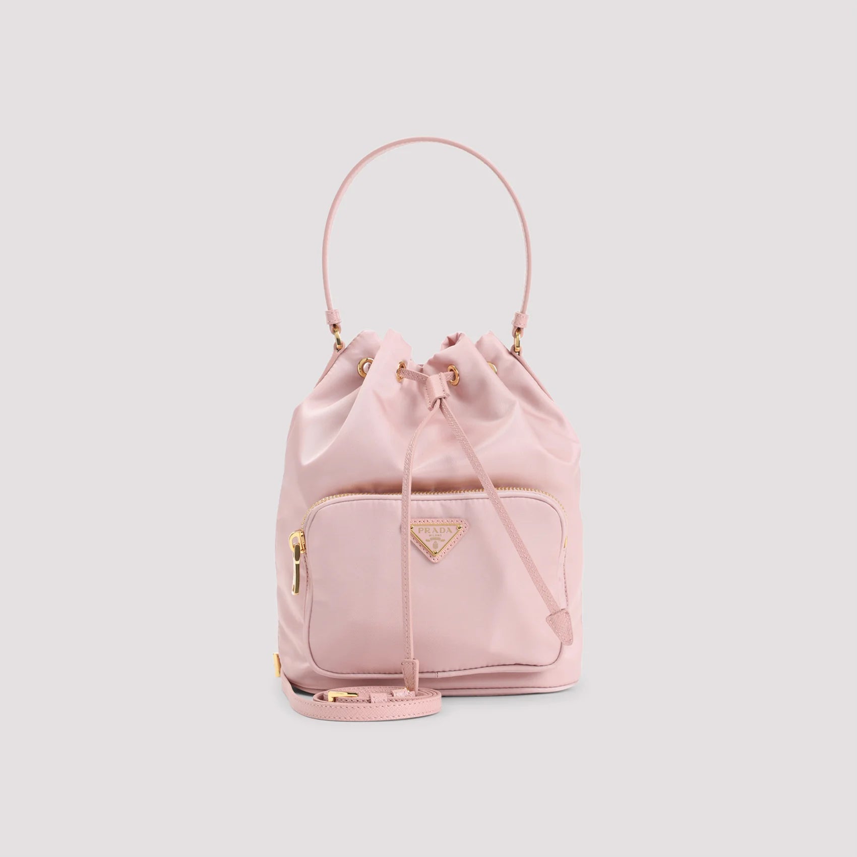 PINK RE-NYLON BUCKET BAG