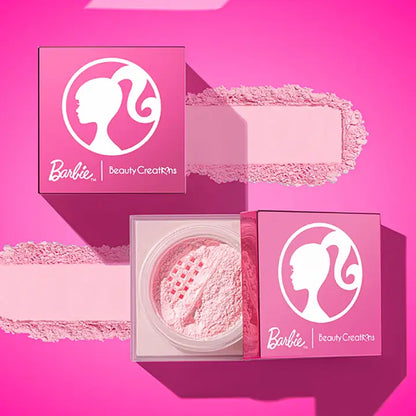 BEAUTY CREATIONS Barbie Future Is Bright pink loose setting powder