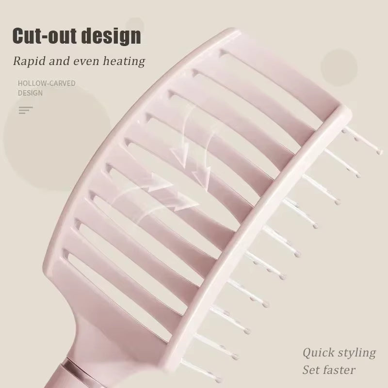Anti-Hair Loss Air Cushion Massage Hair Brush - Fluffy Hair Styling Tool for All Hair Types Long Thick Thin Curly Natural