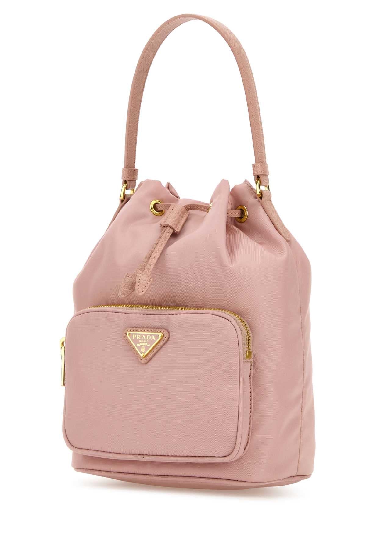 PINK RE-NYLON BUCKET BAG