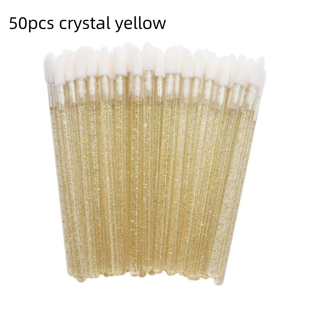 50/150 Pcs Disposable Lip Brush Makeup Brushes Pen Lipstick Mascara Wands Brush Cleaning Eyelash Cosmetic Brush Applicators