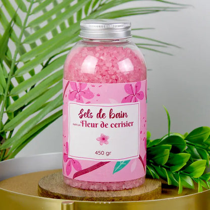 Bath salts 450 g with cherry blossom scent