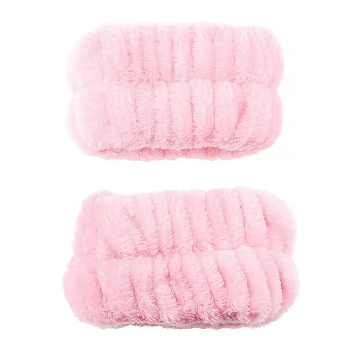 CALA 69135 Spa Set in Pink – Hair Band and Wristbands