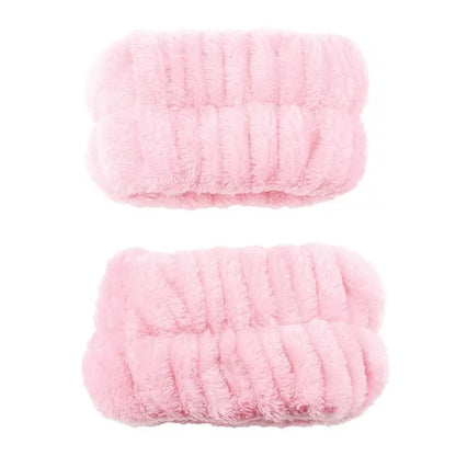 CALA 69135 Spa Set in Pink – Hair Band and Wristbands