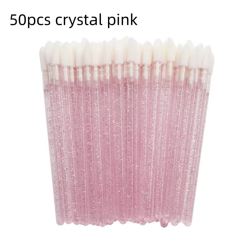 50/150 Pcs Disposable Lip Brush Makeup Brushes Pen Lipstick Mascara Wands Brush Cleaning Eyelash Cosmetic Brush Applicators