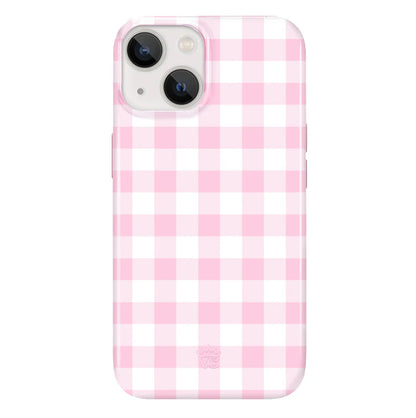 Baby Pink Gingham Iphone Case