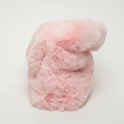 Blumarine Pink Faux Fur Handbag