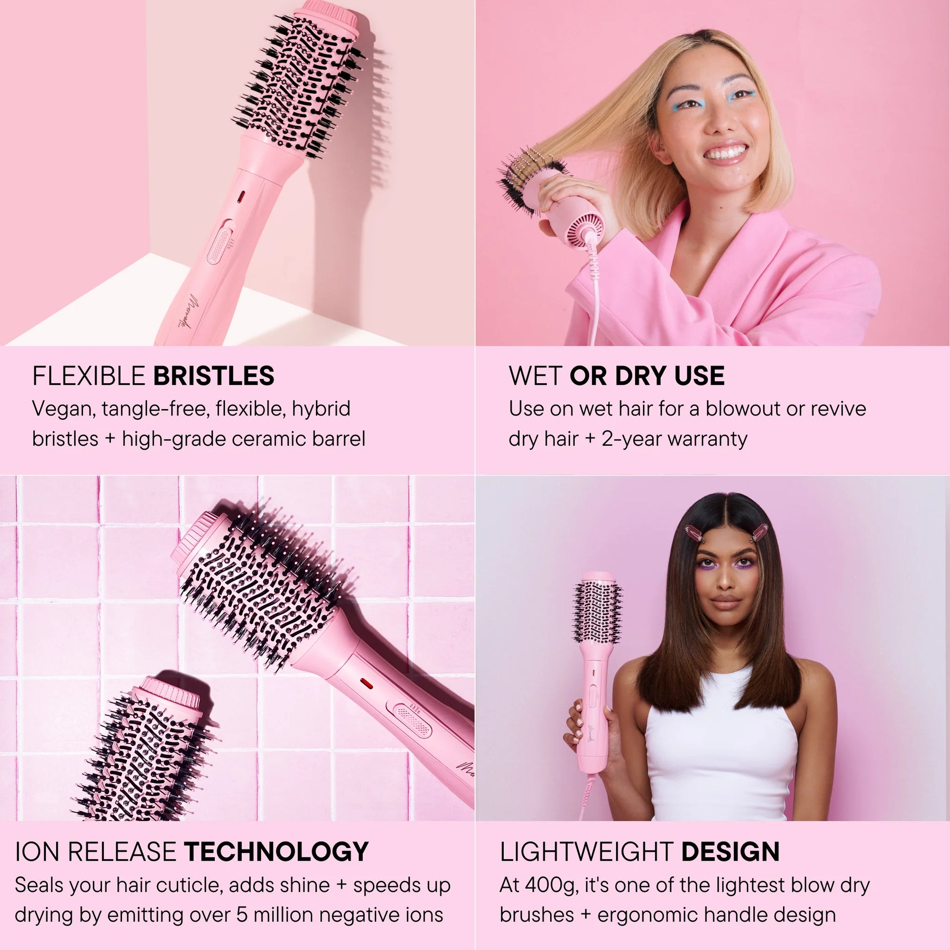 Blow Dry Brush - Pink