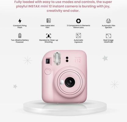 Fujifilm Mini 12 Bundle – Blossom Pink