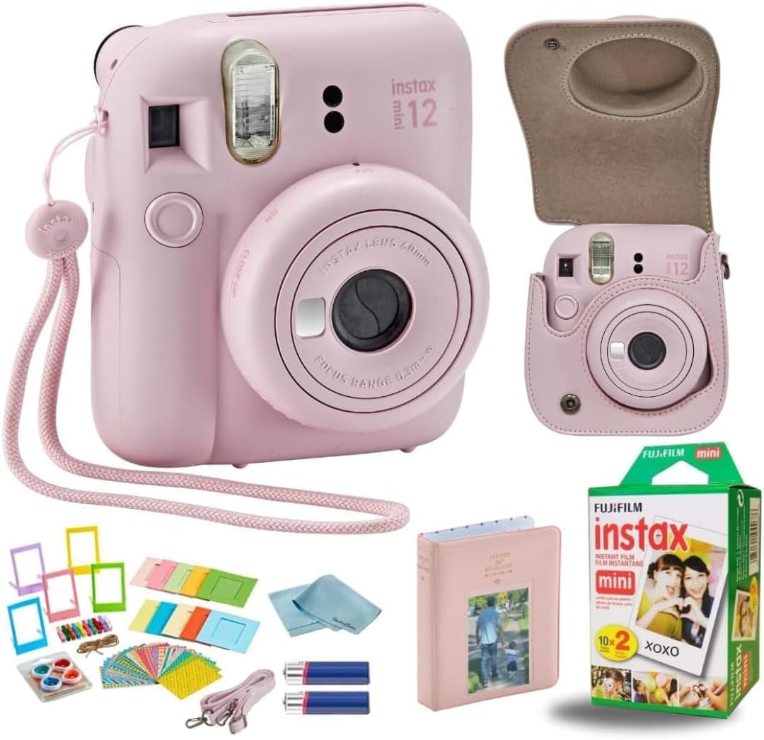 Fujifilm Mini 12 Bundle – Blossom Pink