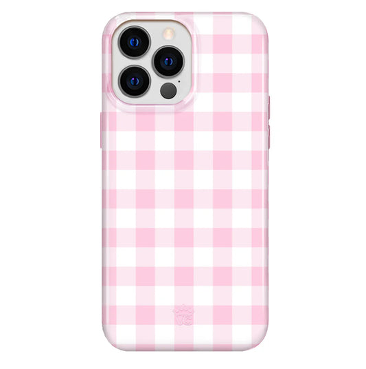 Baby Pink Gingham Iphone Case