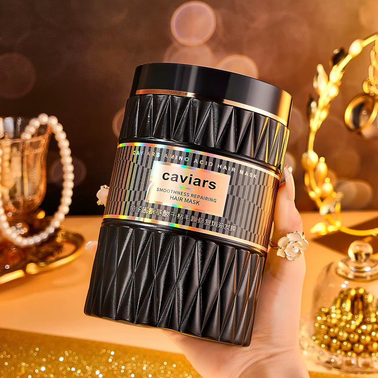 Amino Acid Dandruff Removal Fluffy Smooth Shampoo Hair Conditioner Moisturizing Smooth Baked Oil Hair Mask Hair Care Set