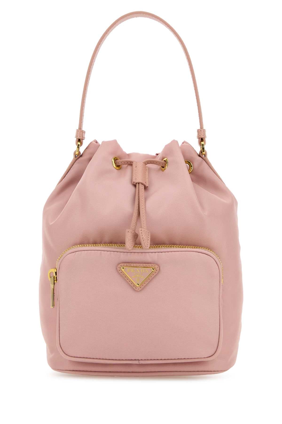 PINK RE-NYLON BUCKET BAG