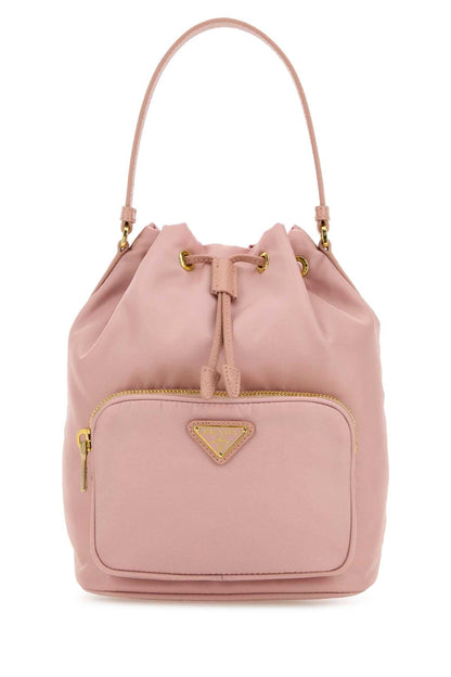 PINK RE-NYLON BUCKET BAG