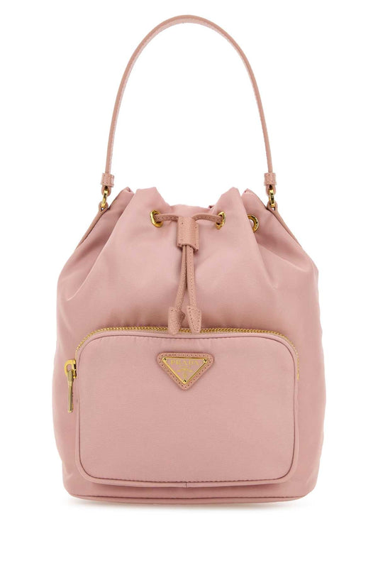 PINK RE-NYLON BUCKET BAG