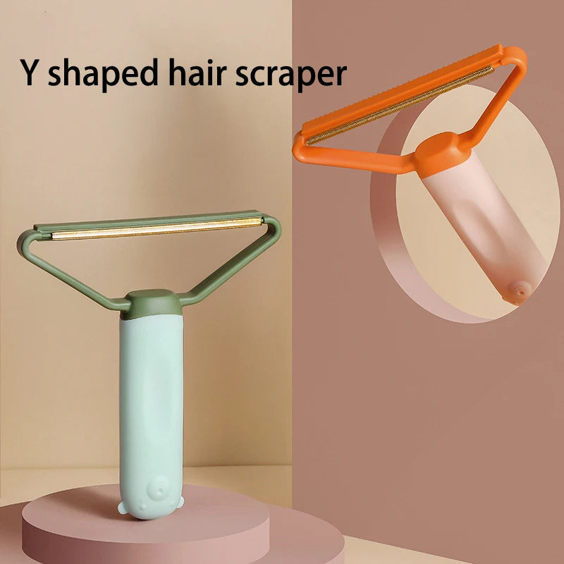 Pet Hair Remover Brush Portable Silicone Double Side Pet Hair Brush Sweater Cleaner Wool Coat Grooming Brush Tool Pet Products