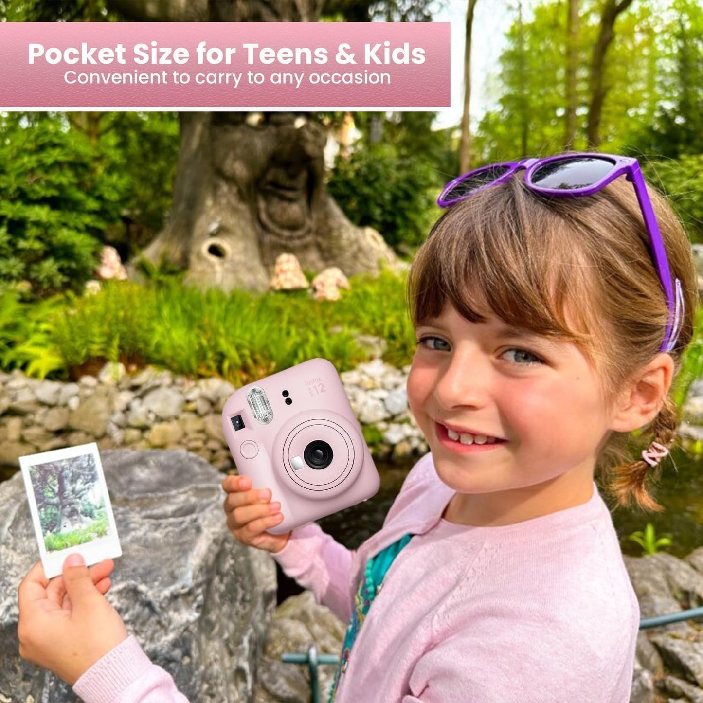 Fujifilm Mini 12 Bundle – Blossom Pink