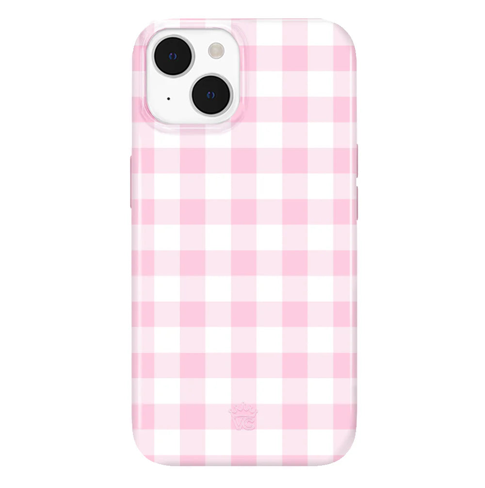 Baby Pink Gingham Iphone Case