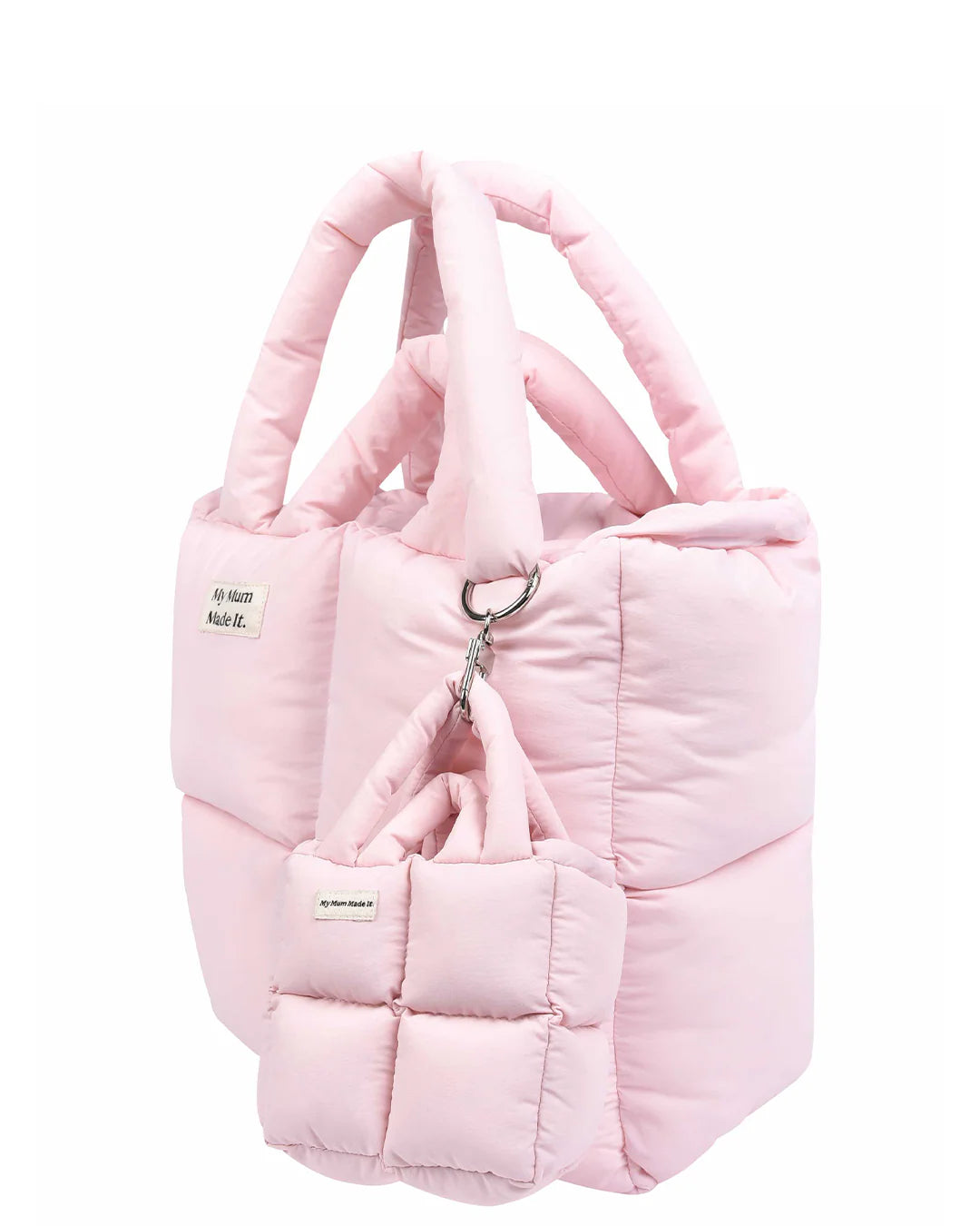 Puffer Tote Bag - Pink