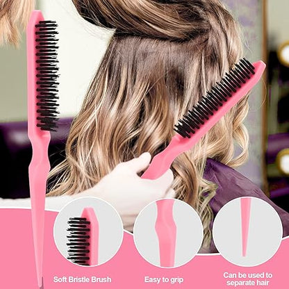 Professional Curly Hair Brush Set – Detangling, Styling & Edge Control