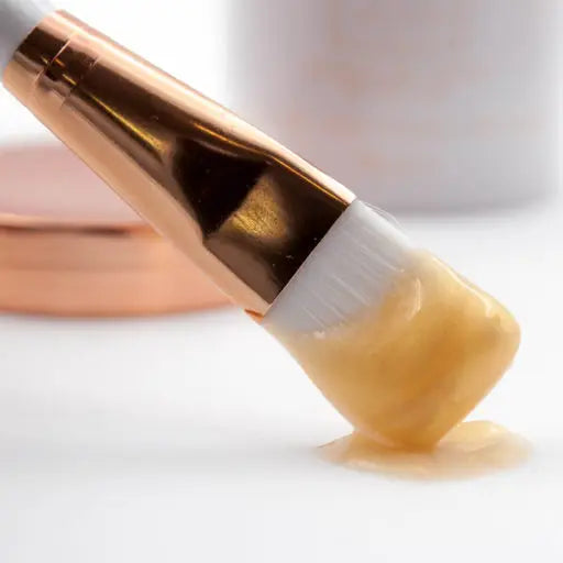 Applicator brush for facial care