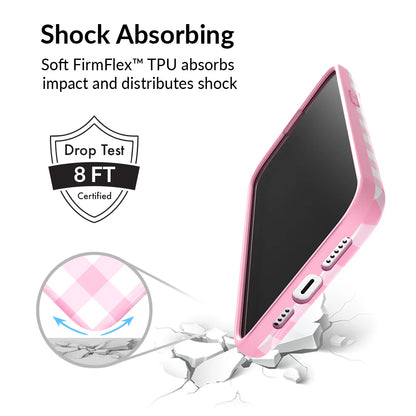 Baby Pink Gingham Iphone Case