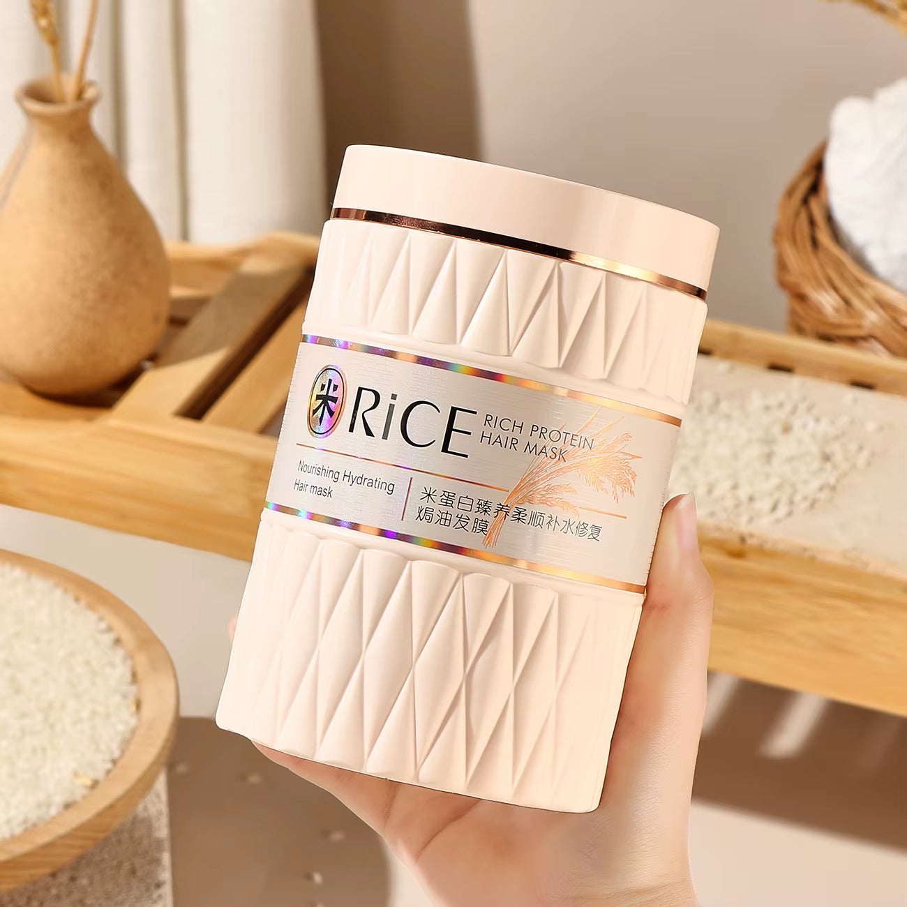 Amino Acid Dandruff Removal Fluffy Smooth Shampoo Hair Conditioner Moisturizing Smooth Baked Oil Hair Mask Hair Care Set