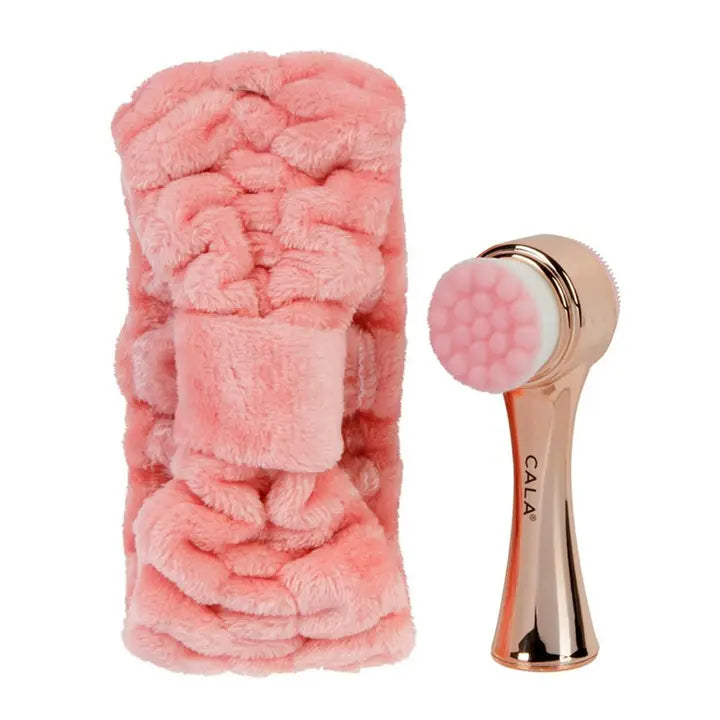 CALA 69135 Spa Set in Pink – Hair Band and Wristbands