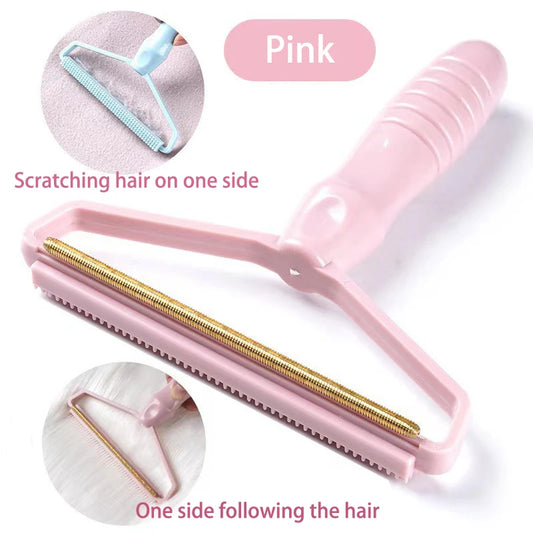 Pet Hair Remover Brush Portable Silicone Double Side Pet Hair Brush Sweater Cleaner Wool Coat Grooming Brush Tool Pet Products