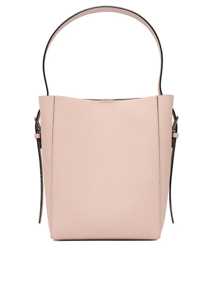 PINK CALF LEATHER HANDBAG